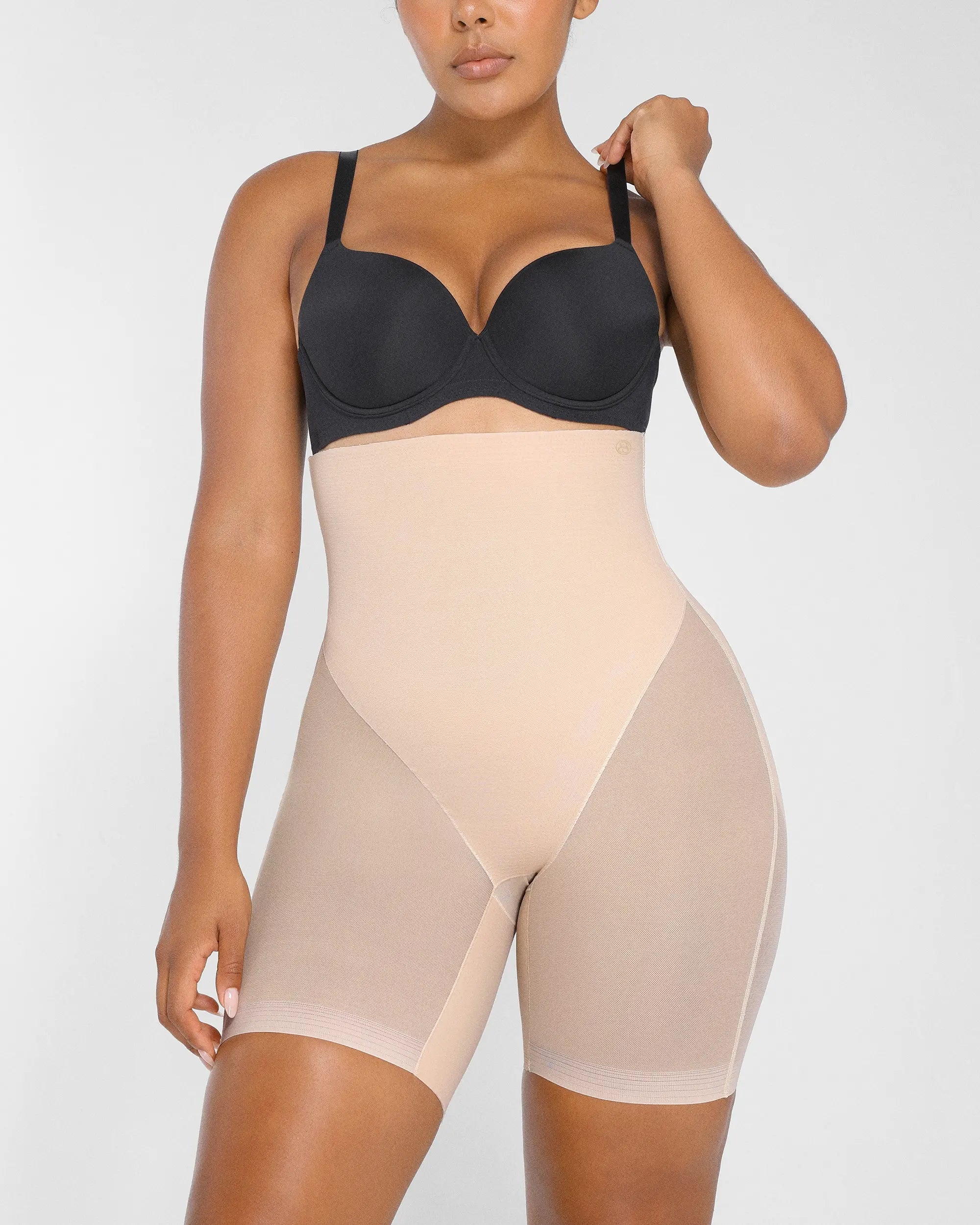 Be Yourself® MT1 - High waisted mid-thigh shorts