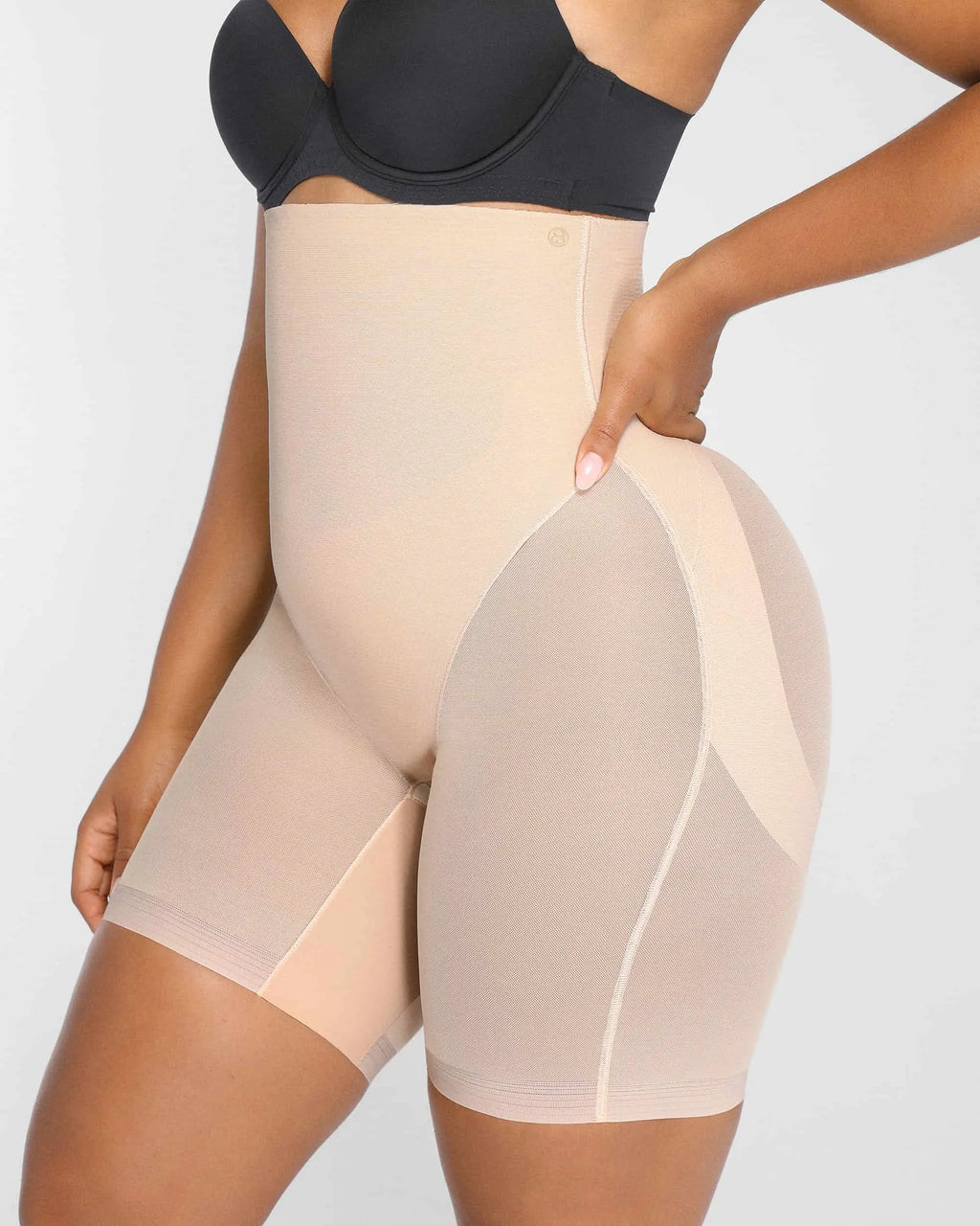 Be Yourself® MT1 - High waisted mid-thigh shorts