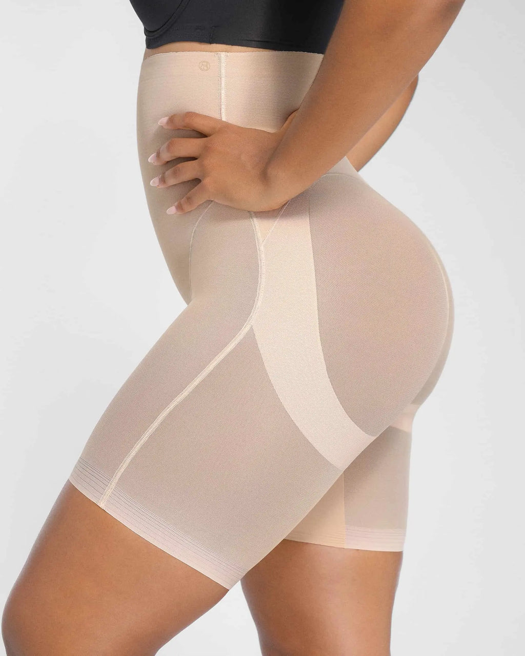 Be Yourself® MT1 - High waisted mid-thigh shorts