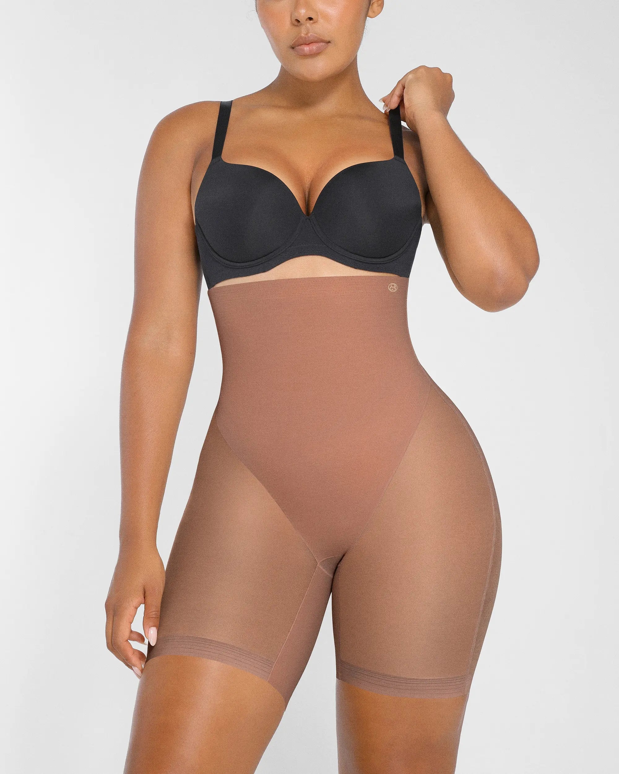 Be Yourself® MT1 - High waisted mid-thigh shorts