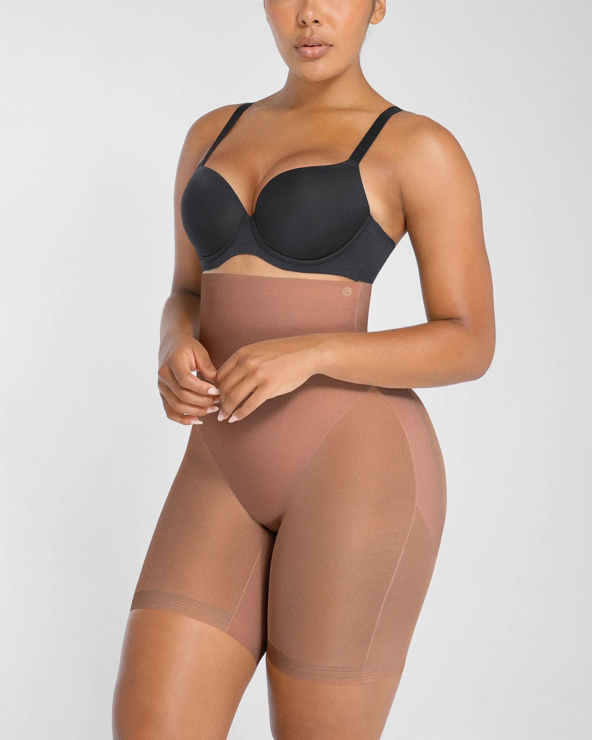 Be Yourself® MT1 - High waisted mid-thigh shorts