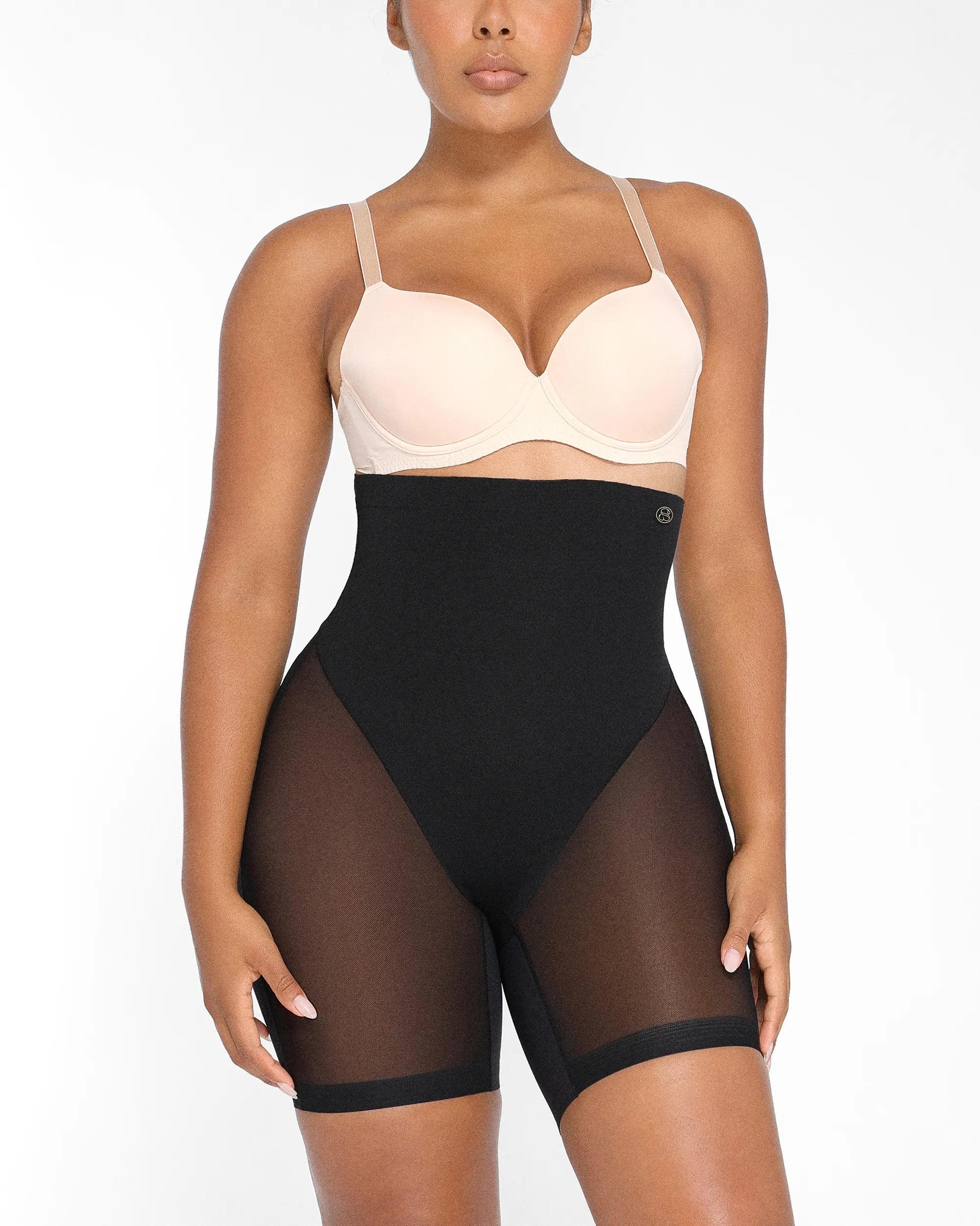 Be Yourself® MT1 - High waisted mid-thigh shorts