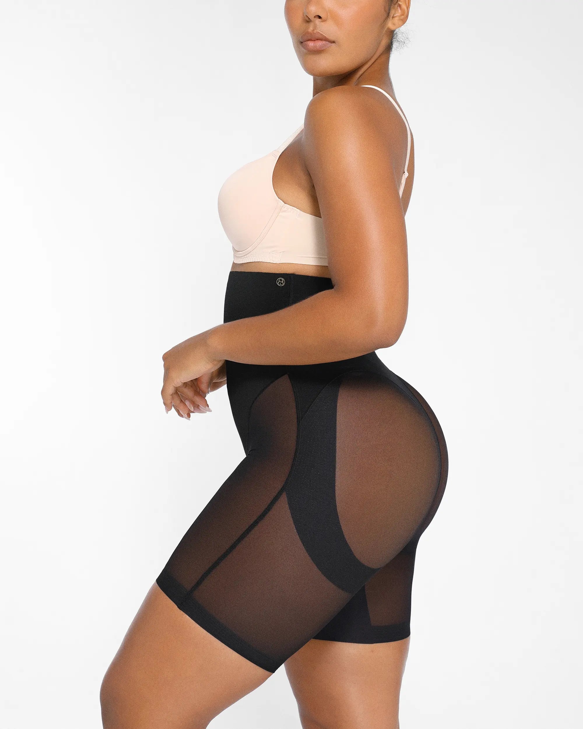 Be Yourself® MT1 - High waisted mid-thigh shorts