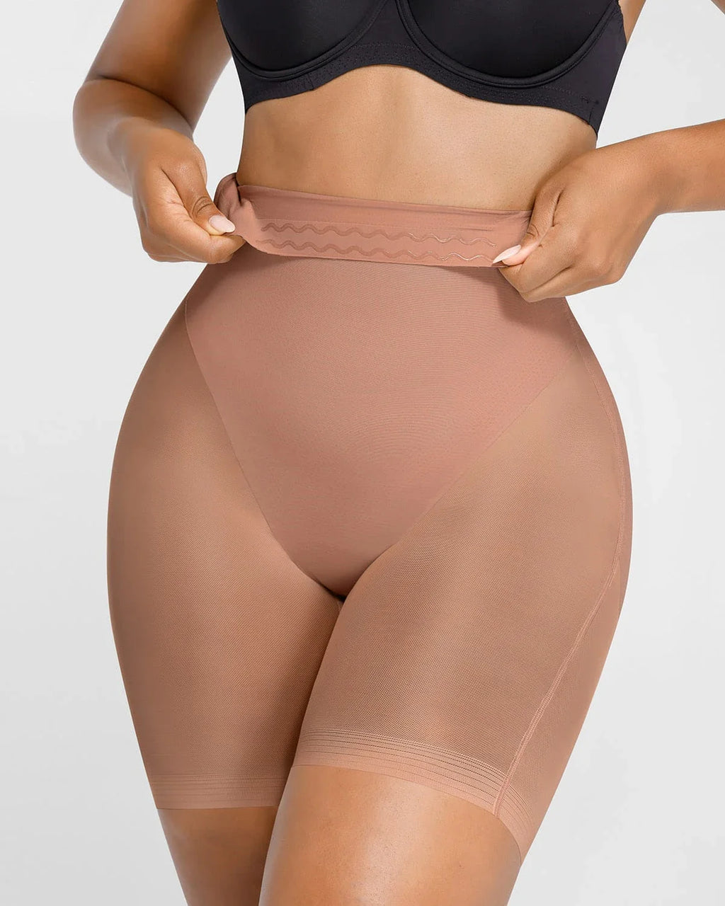 Be Yourself® MT1 - High waisted mid-thigh shorts