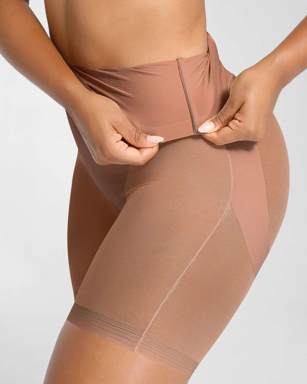 Be Yourself® MT1 - High waisted mid-thigh shorts