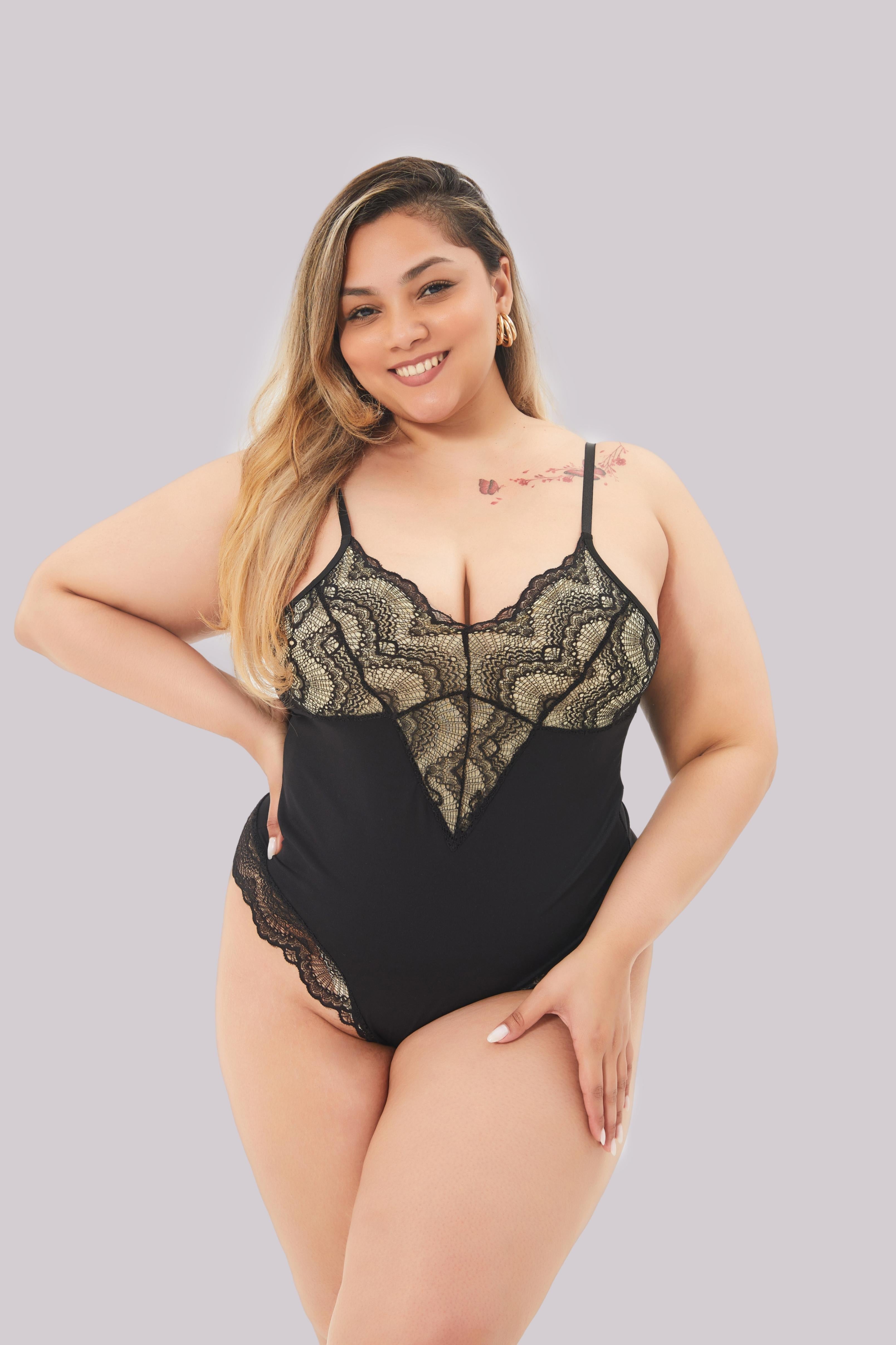 Be Yourself� Rosaline's Mots - Shapewear Lace Bodysuit