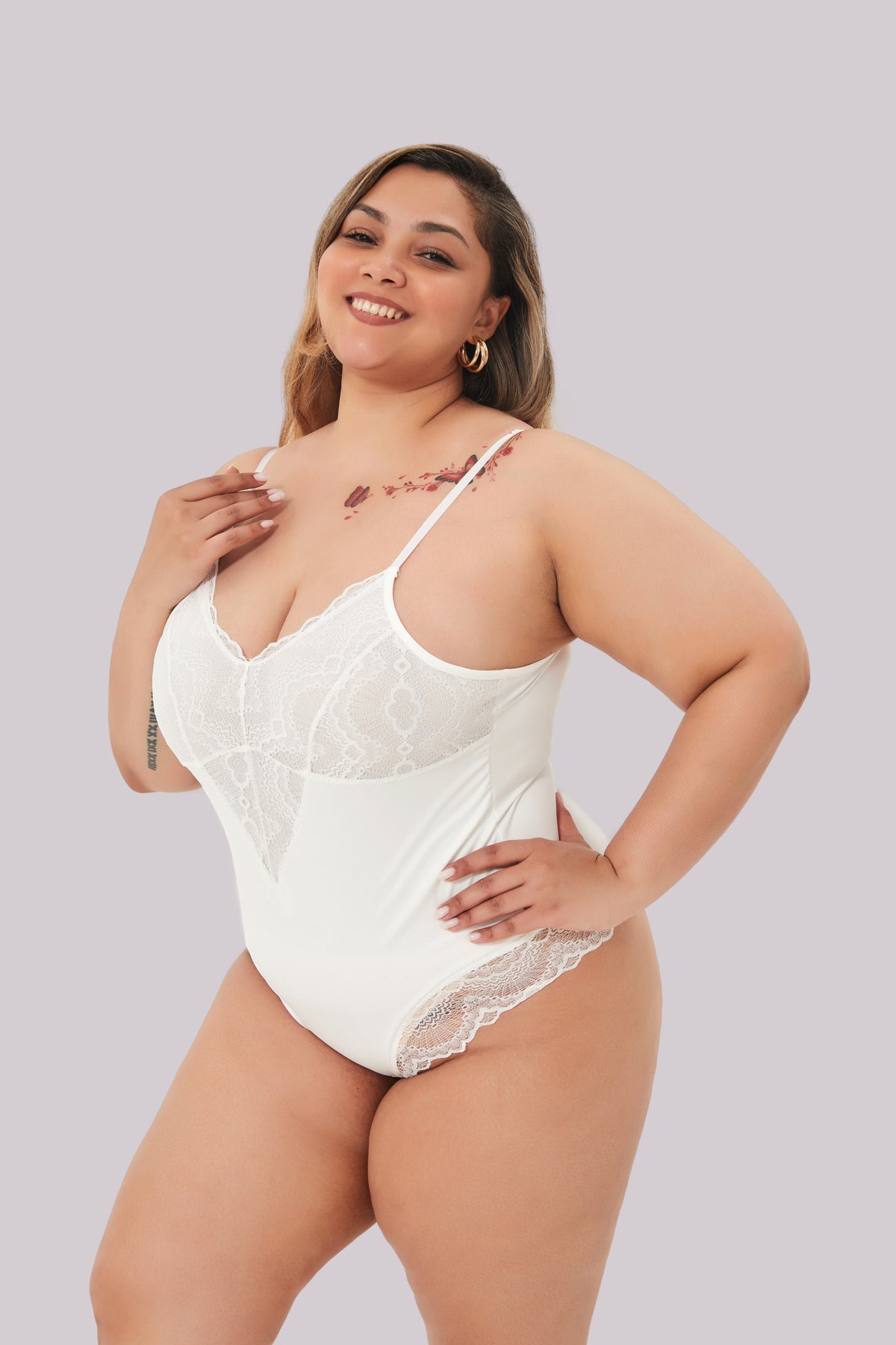 Be Yourself� Rosaline's Mots - Shapewear Lace Bodysuit