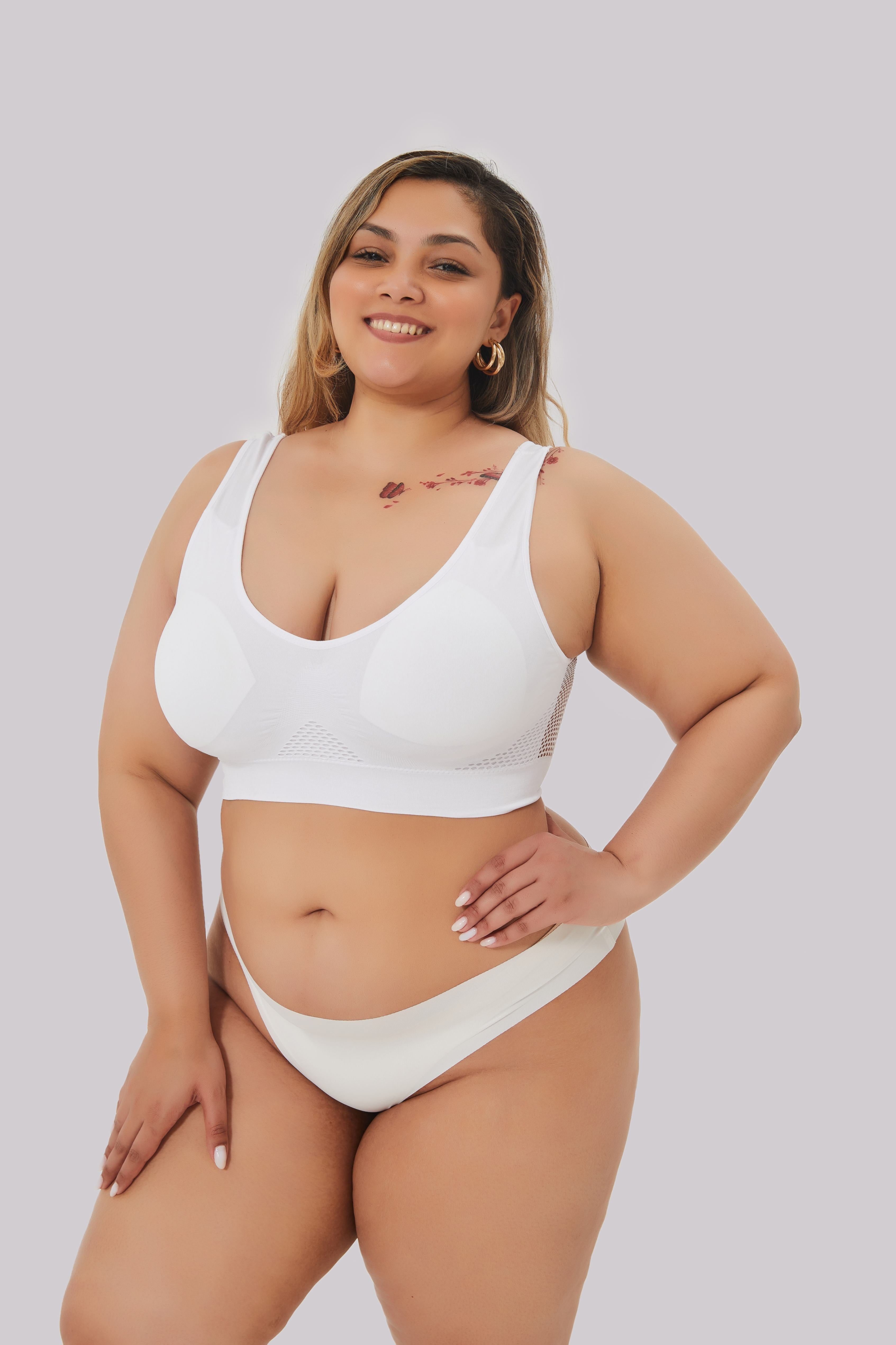Be Yourself® Gym - without dac - breathable push-up sports bra