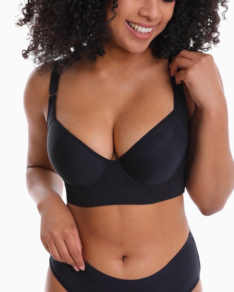 Pre-formed KPV shaping bra with smooth back™