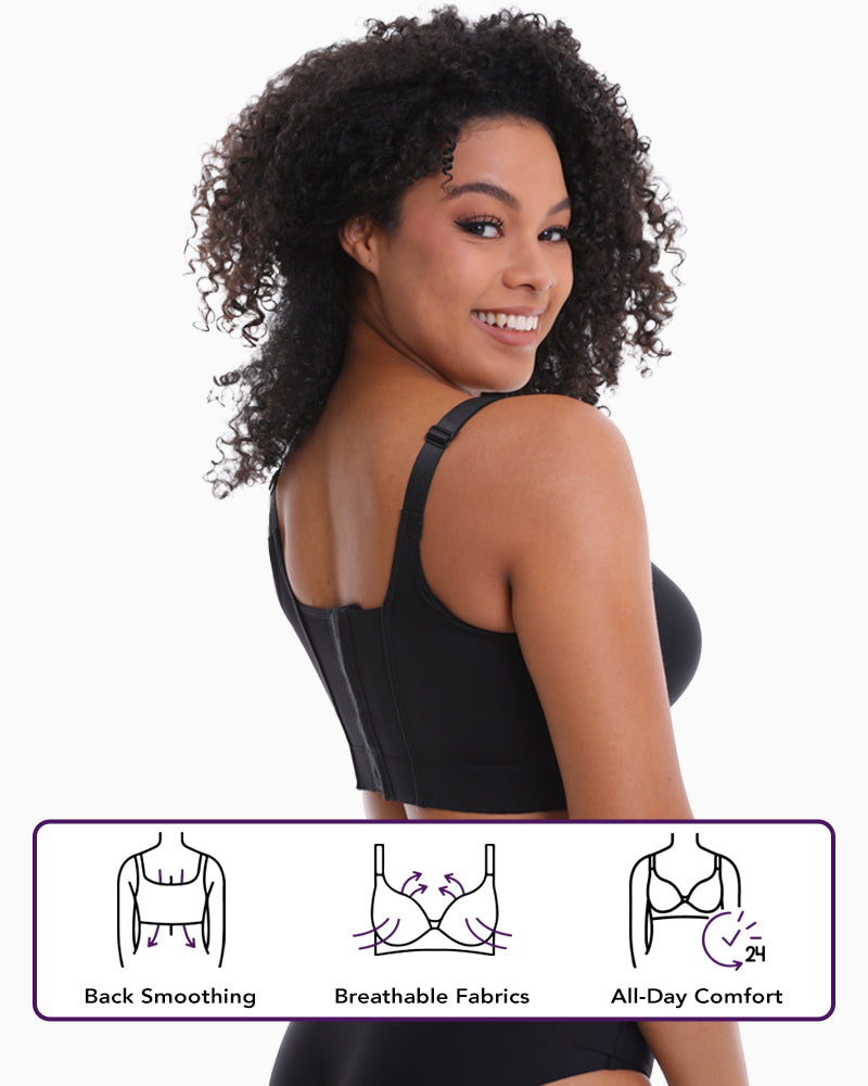 Pre-formed KPV shaping bra with smooth back™